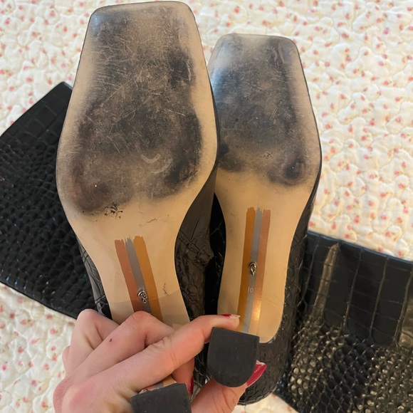 Sam Edelman knee high croc boots size 10 - Picture 6 of 8